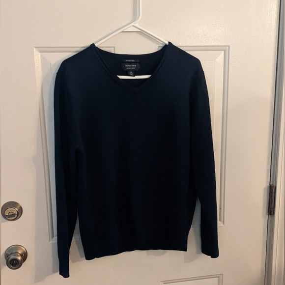 Nordstrom Men's Shop Italian Merino Wool Sweater XL - Picture 1 of 10